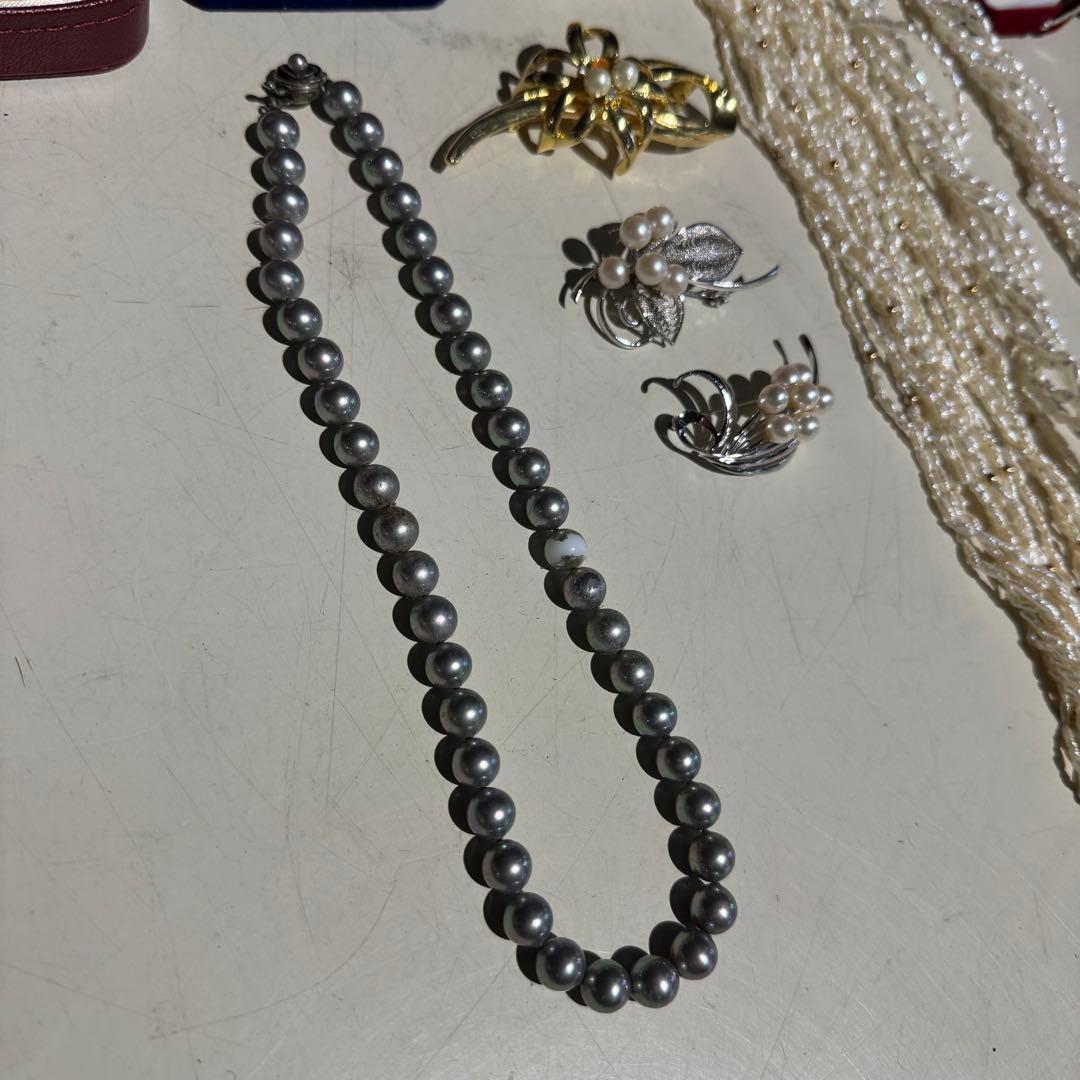 ★ アクセサリー　まとめ売り　遺品整理　生前整理 パール　真珠　ネックレス　指輪