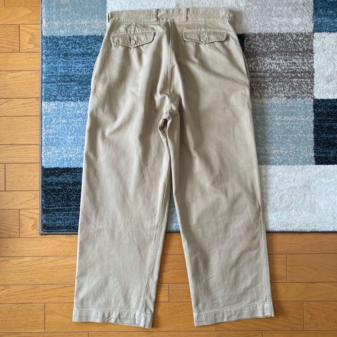 50's 60's ヴィンテージ フランス軍 M-52 チノ トラウザー 後期