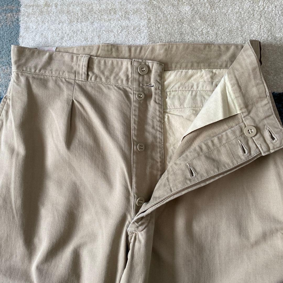 50's 60's ヴィンテージ フランス軍 M-52 チノ トラウザー 後期