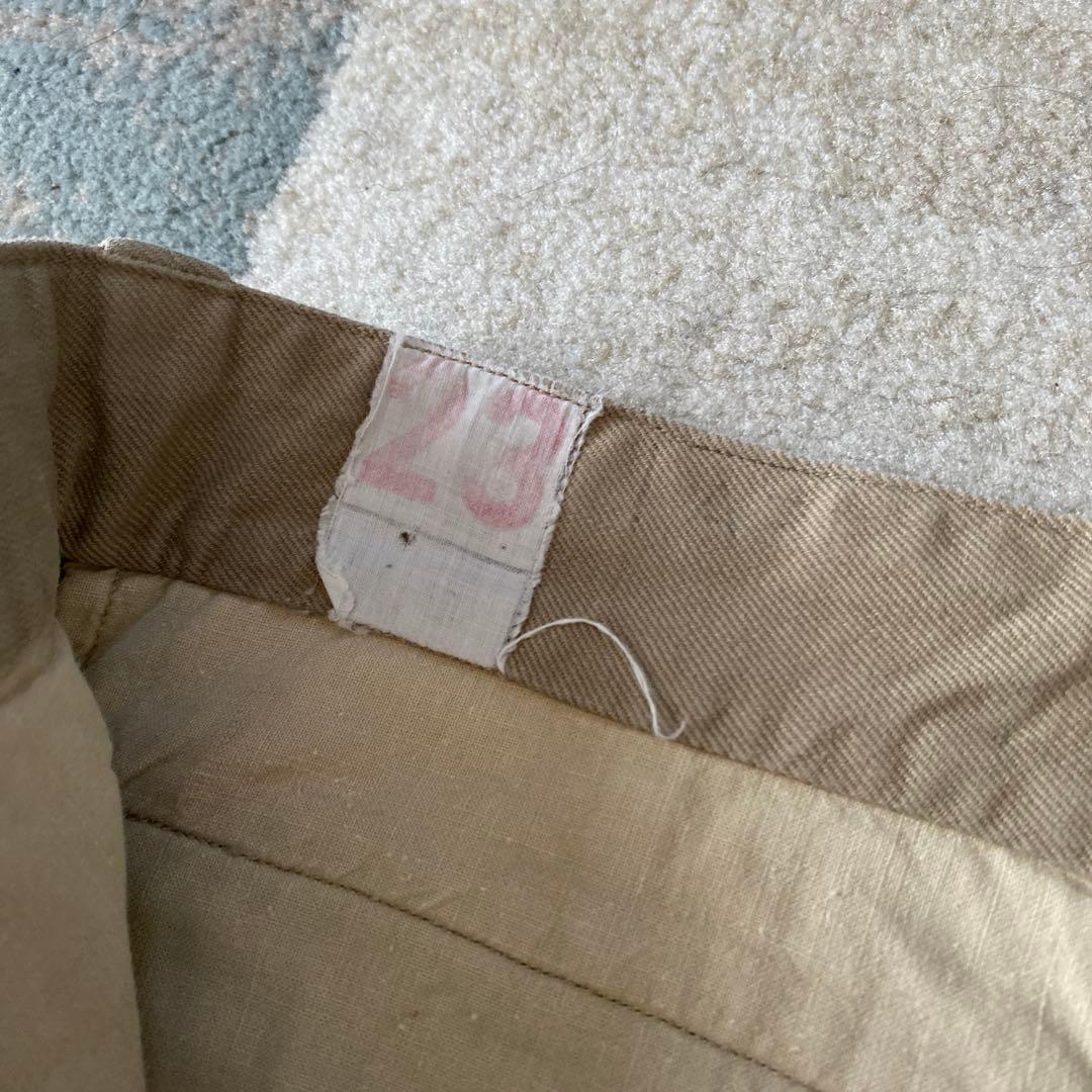 50's 60's ヴィンテージ フランス軍 M-52 チノ トラウザー 後期