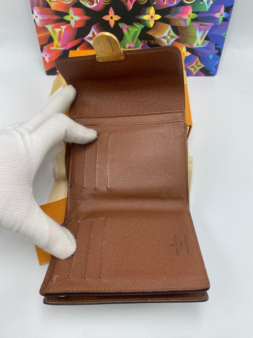 ルイヴィトン モノグラム ポルトフォイユ ジョイ 三つ折り財布 コアラ系