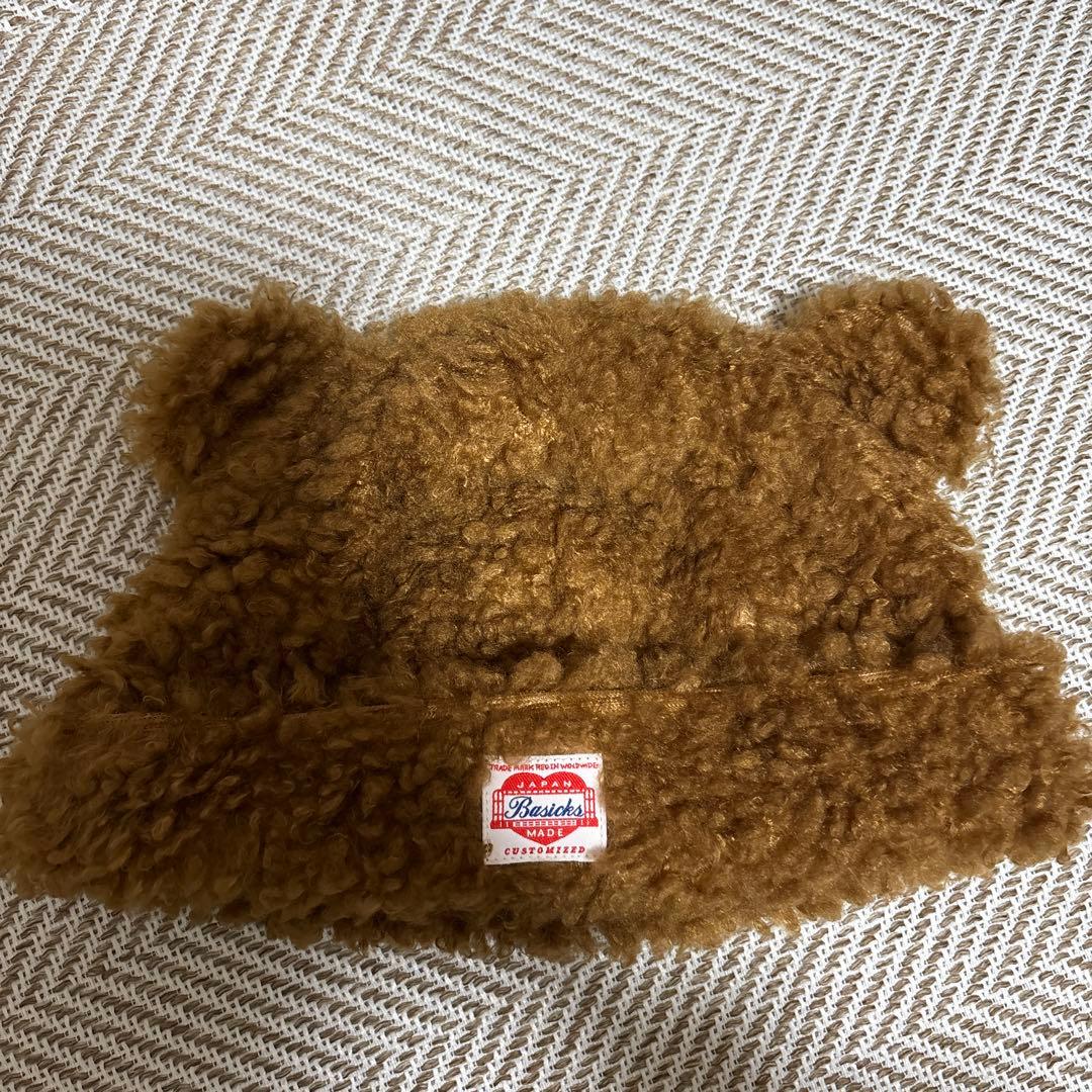 Basicks ブラウン　Bear Beanie