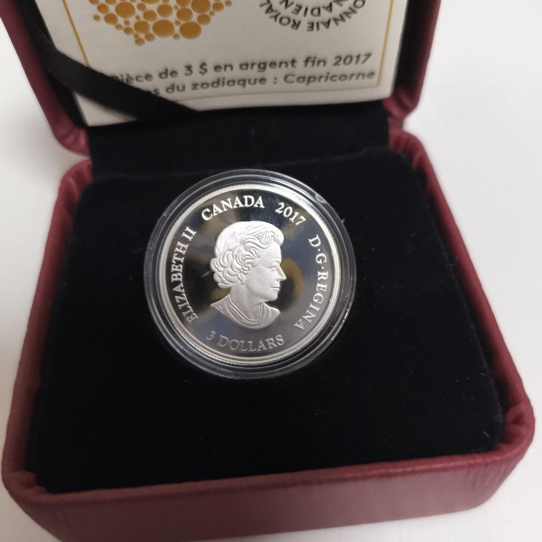 12星座モチーフ銀貨　山羊座