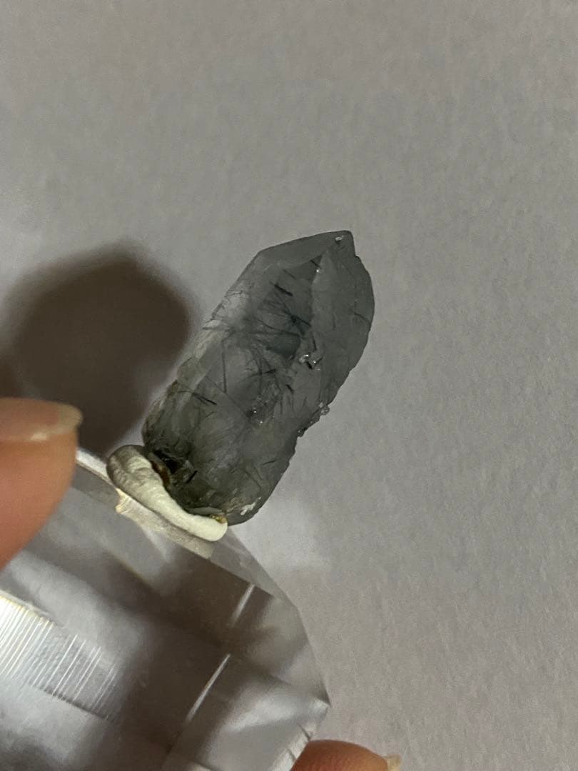 ブルークォーツ　ブラジル　原石　ポイント　天然石