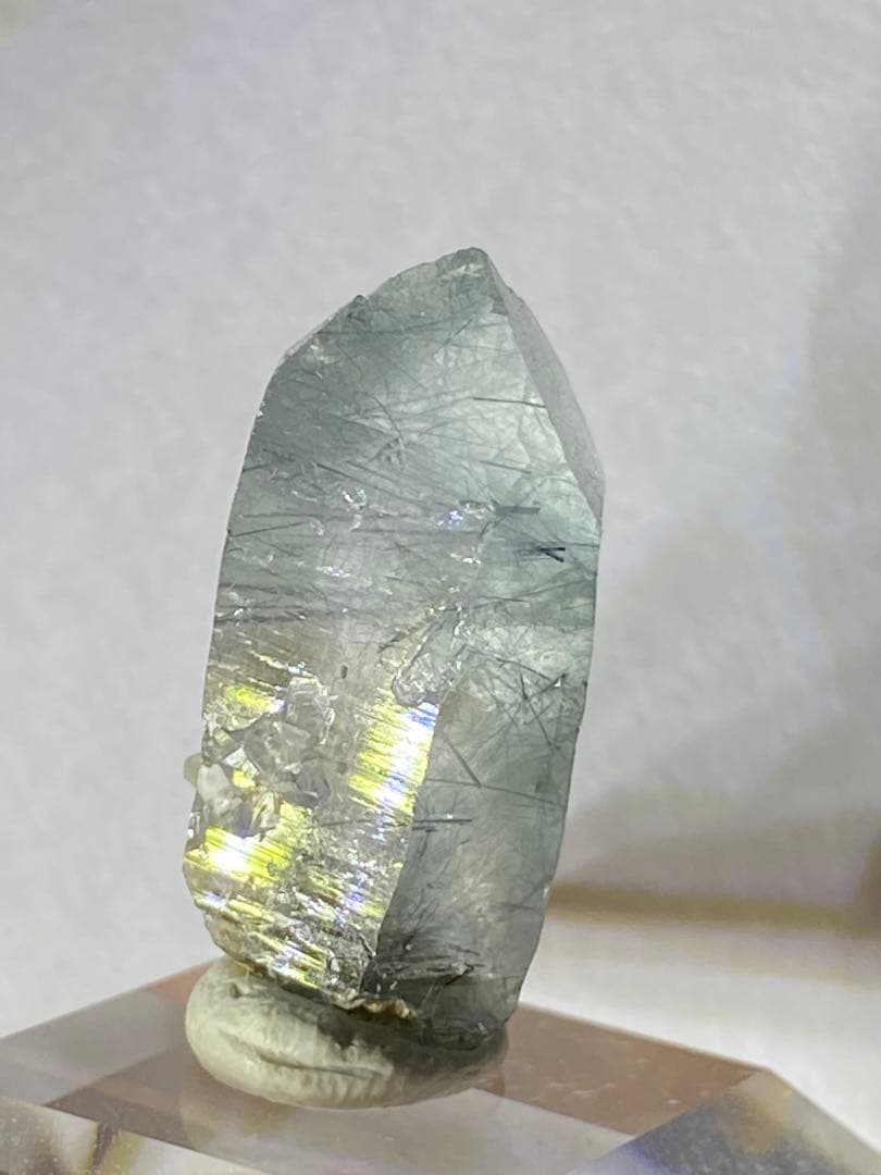 ブルークォーツ　ブラジル　原石　ポイント　天然石