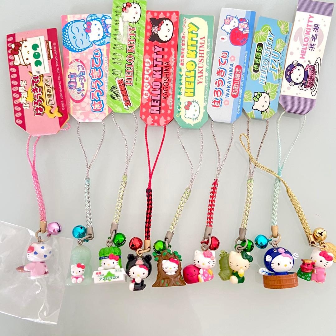 ご当地キティ根付ストラップ　まとめ売り