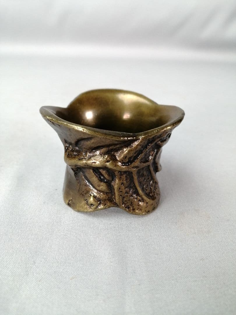 【茶事具】金森紹栄造　唐銅七種蓋置　蓋置　蓋置197