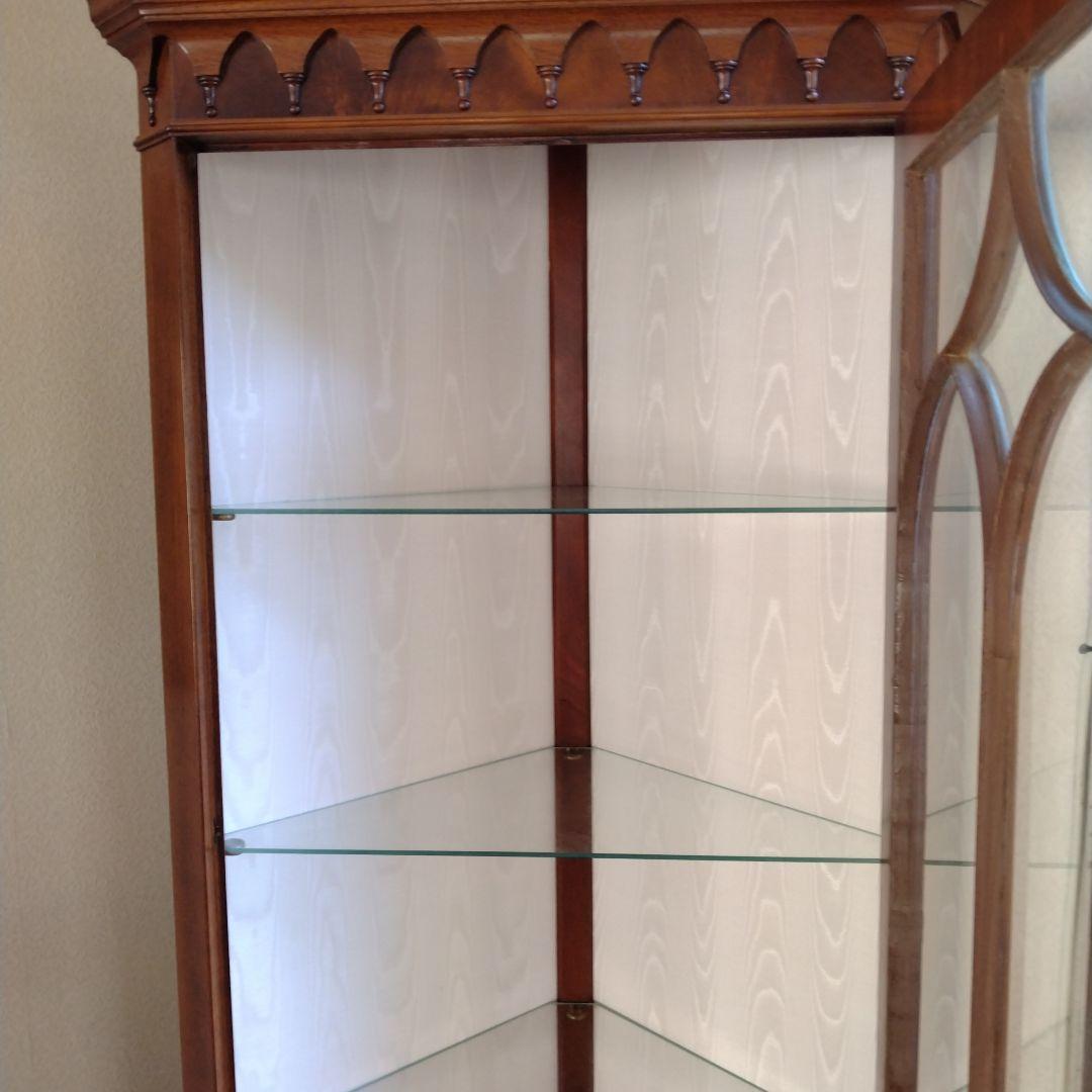 英アンティーク コーナーキャビネット