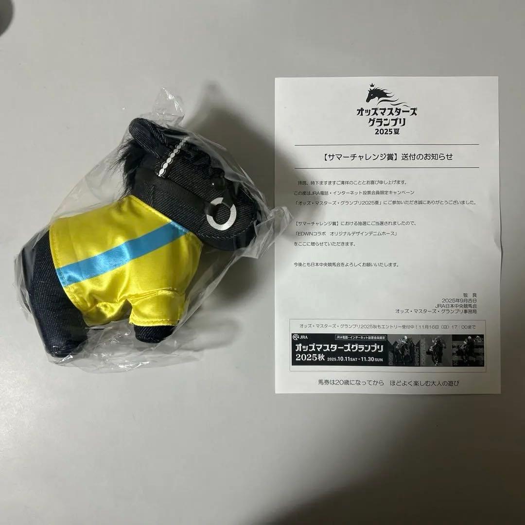 JRA EDWINコラボ オリジナルデザインデニムホース ウォッカ　未開封