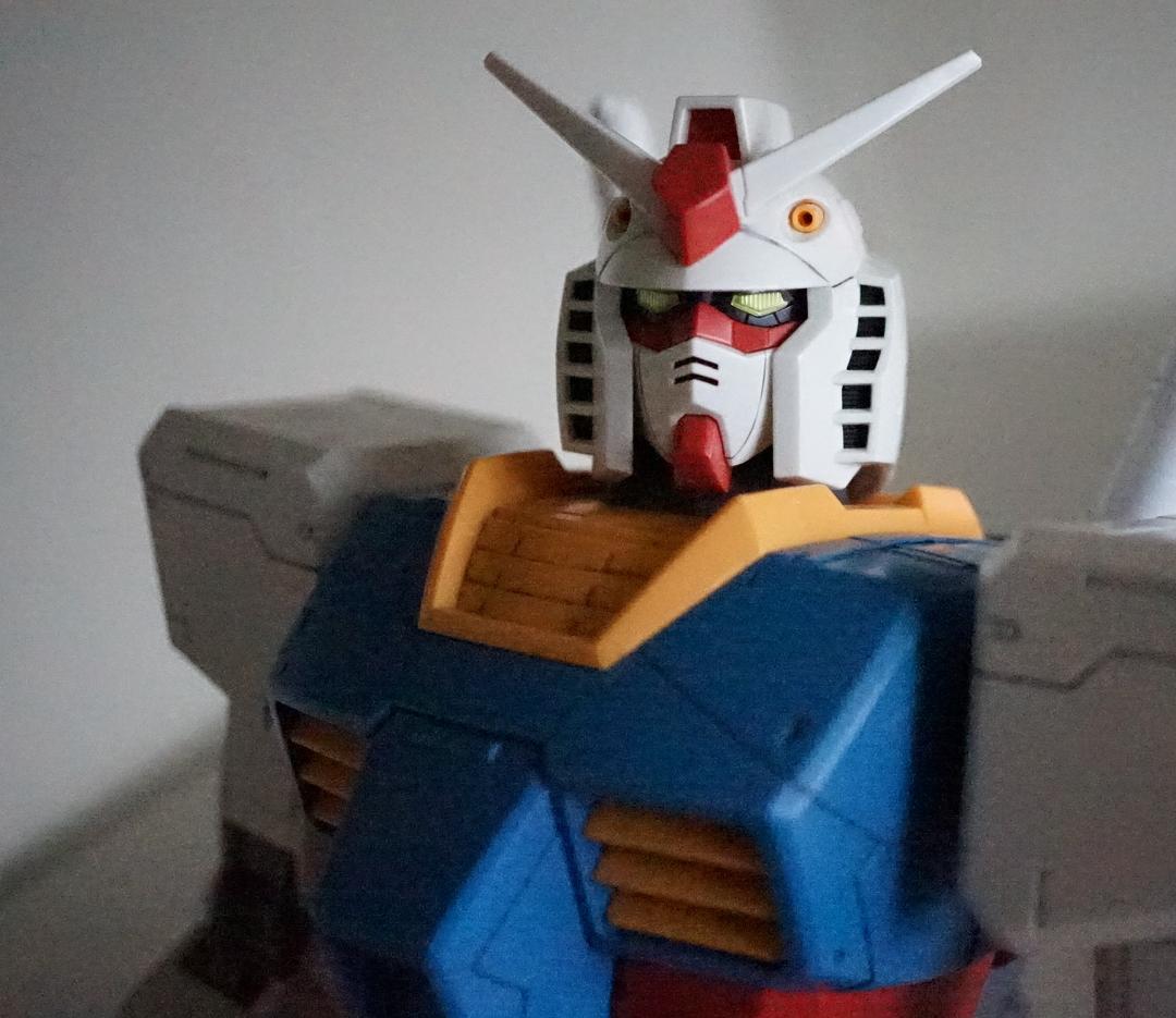 RX-78-2 ガンダム 1/48 メガサイズモデル完成品 精悍顔！