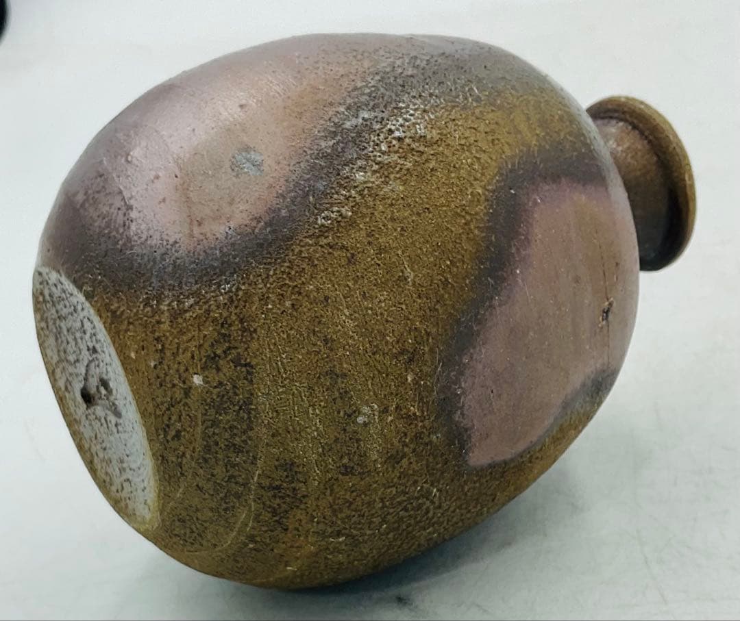 【６７】◉人間国宝・藤原雄先生　藤原啓先生の長男　備前焼徳利　共箱◉