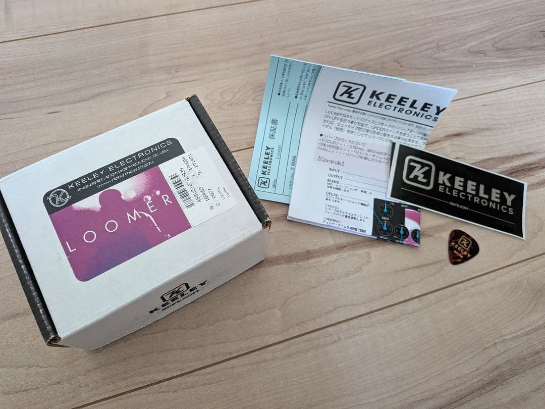 keeley Loomer ファズ/リバーブ シューゲイザー