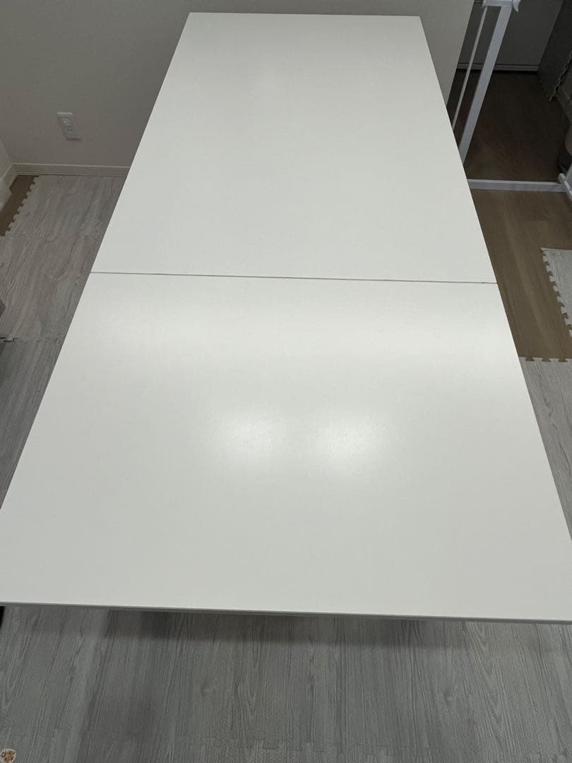 IKEA /イケア　LANEBERG レインベリ 伸長式テーブル, ホワイト