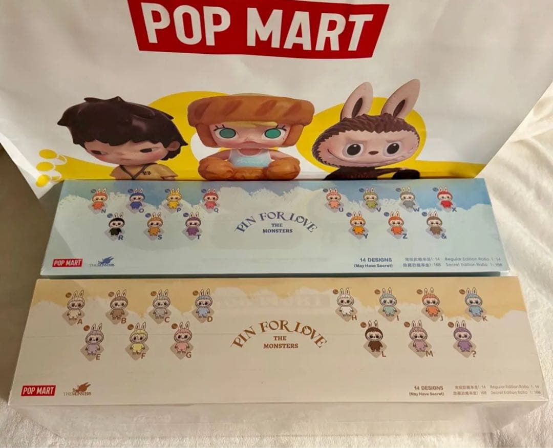 正規品・新品未開封 ラブブ PIN FOR LOVE アソートボックス2箱セット