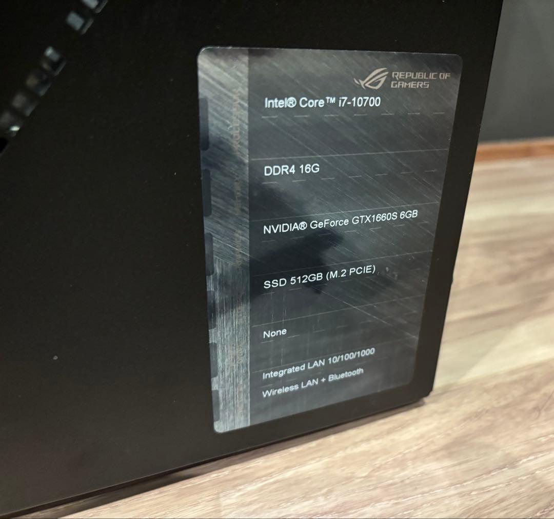 オプション3つ込み　セット　corei7 10700 GTX1660super