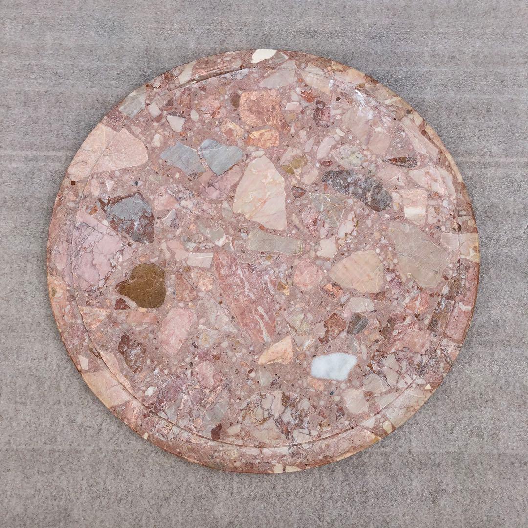 大理石 サイドテーブル コンソールテーブル 花台 猫足