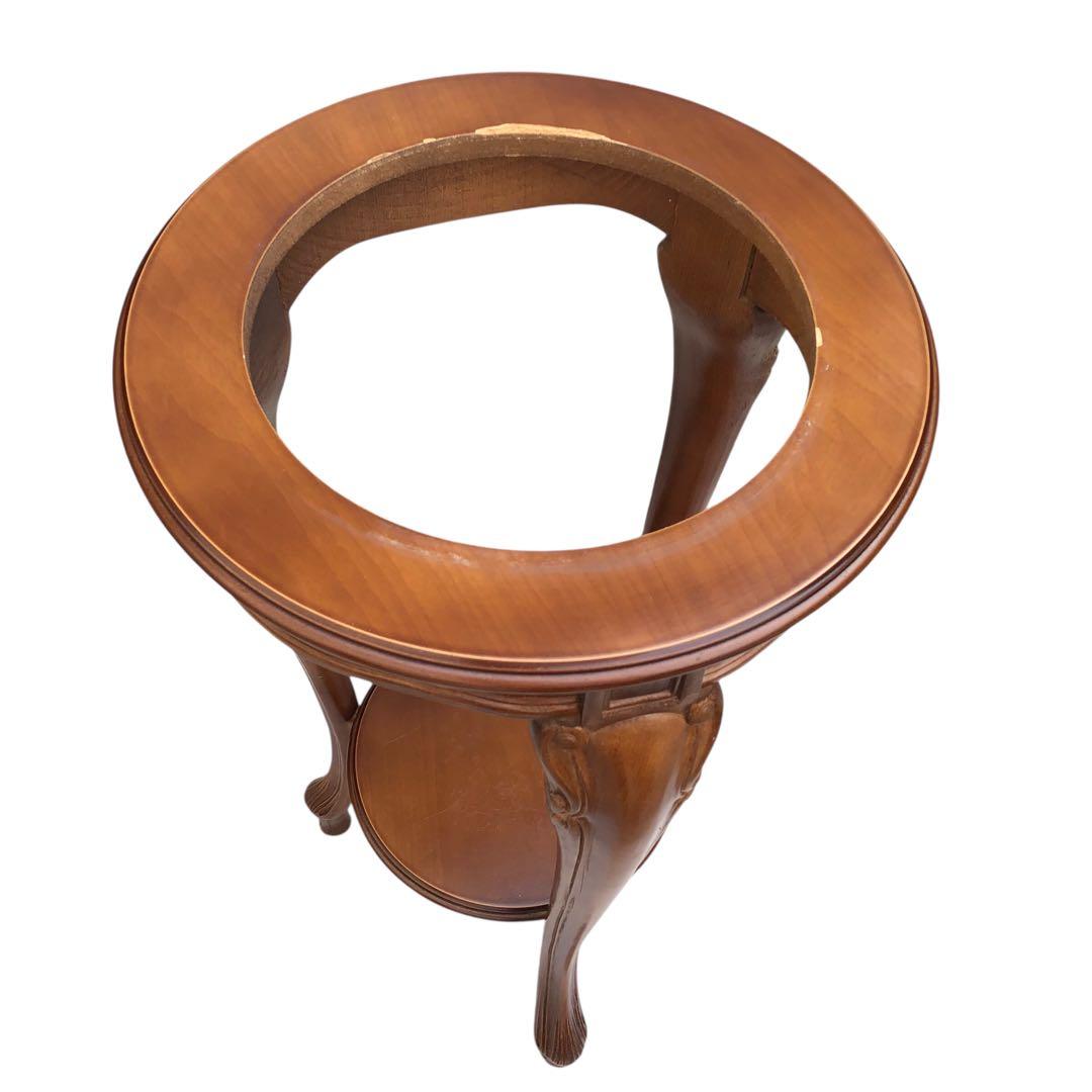 大理石 サイドテーブル コンソールテーブル 花台 猫足