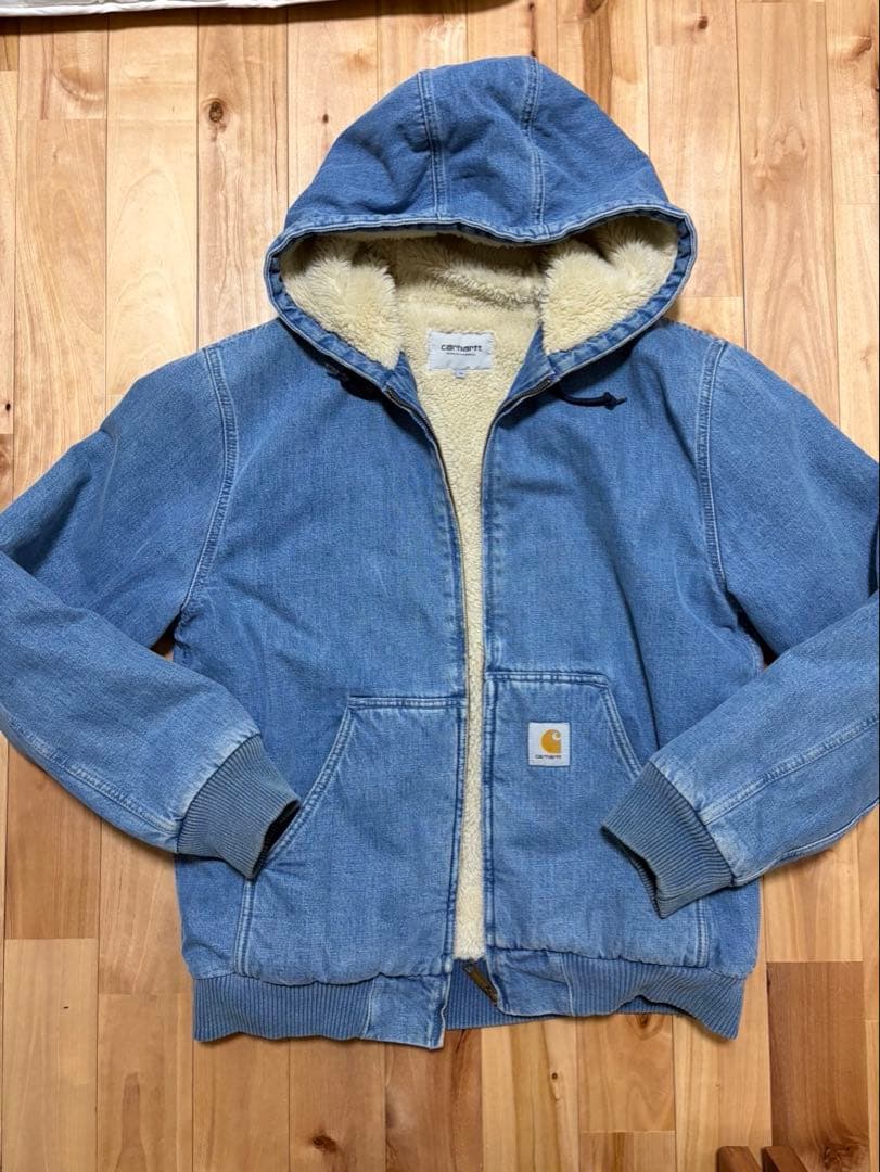 Carhartt フード付きデニムジャケット M