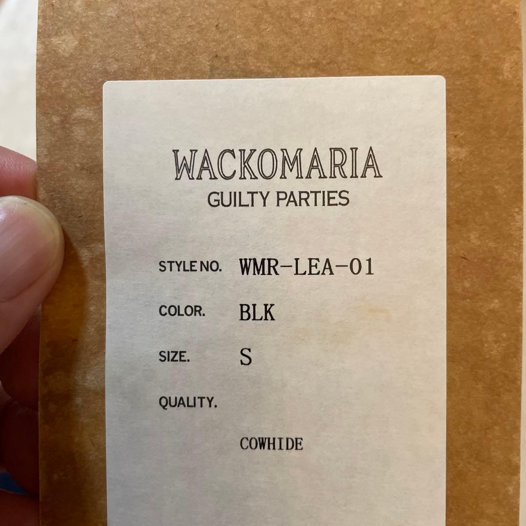 ワコマリア　レザージャケット　サイズS シングルライダース　wackomaria