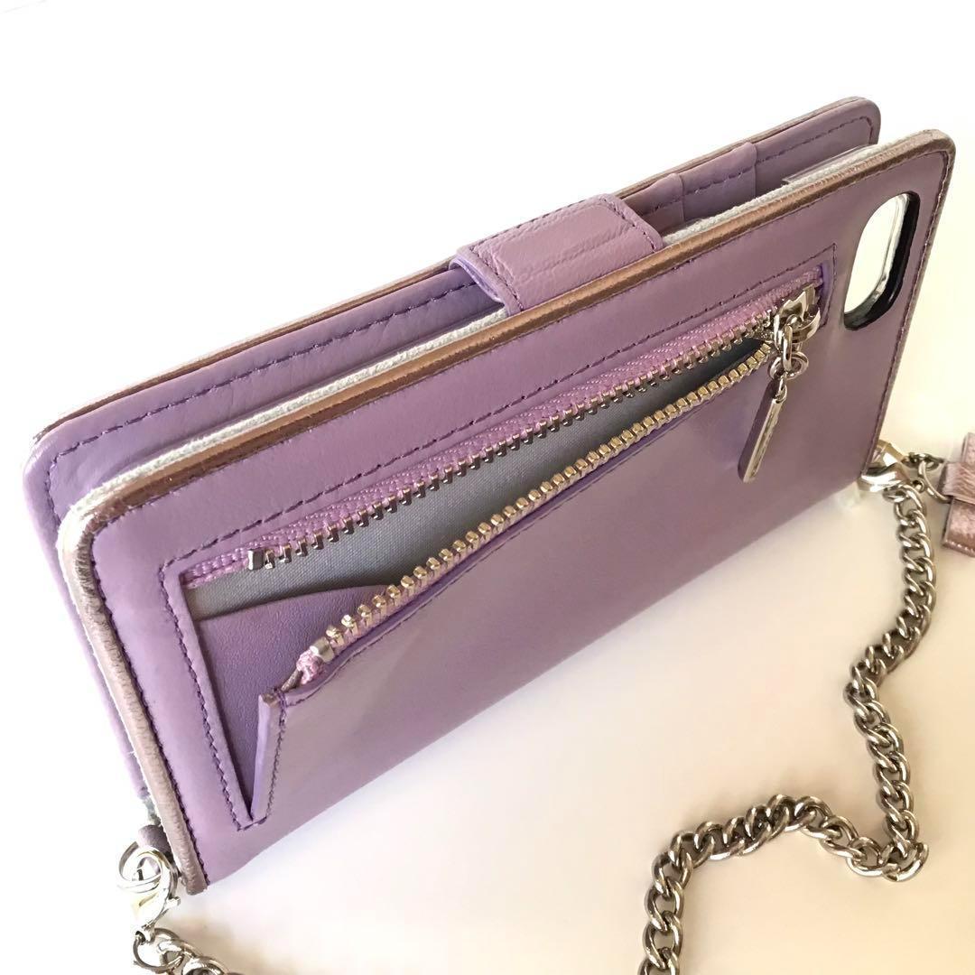 新品★ アンテプリマ スプマンテ iPhoneSE パープル iphoneケース