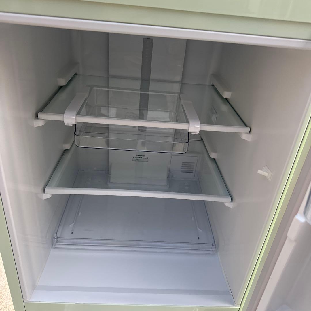 レトロデザイン eangle 2ドア 冷蔵庫 ANG-RE151-A1