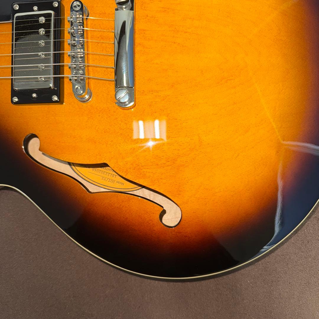 Epiphone DOT vintage Sunburst ほぼ新品です