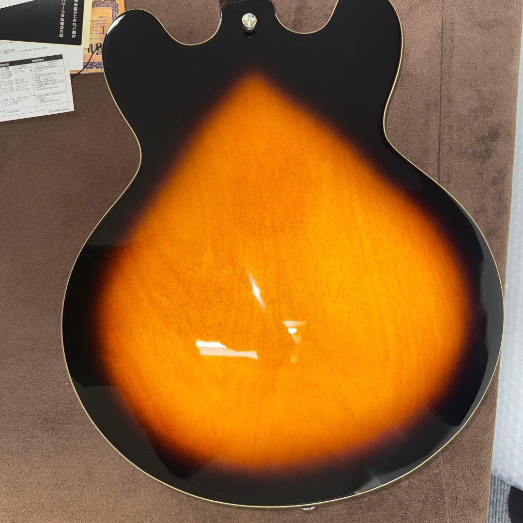 Epiphone DOT vintage Sunburst ほぼ新品です