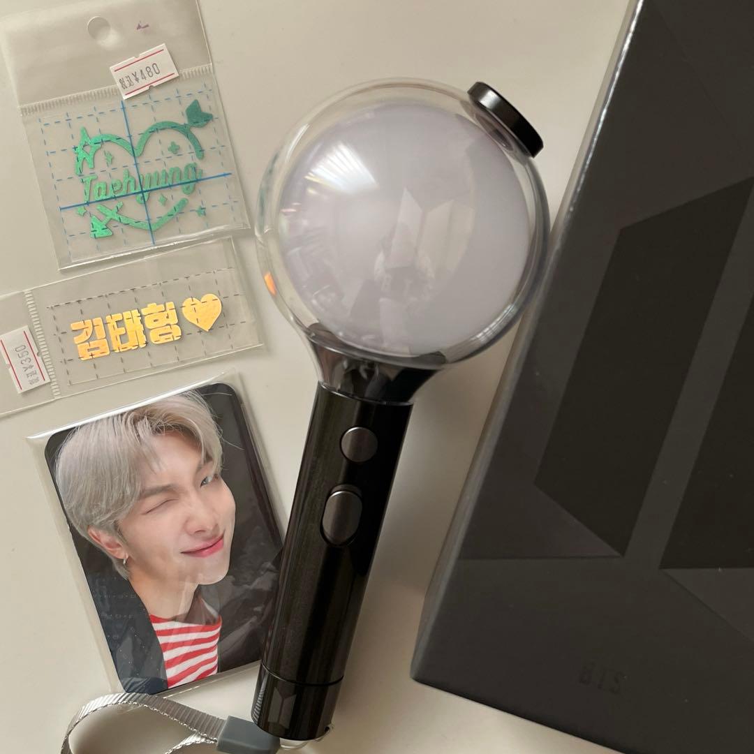 アミボム　テテ　ステッカー付き　ver4 MAPOFTHESOUlペンライト