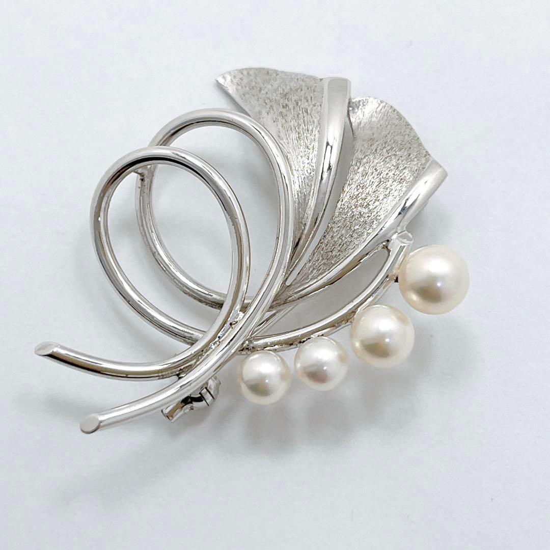 極美品✨MIKIMOTO ミキモト パール　ブローチ　コサージュ