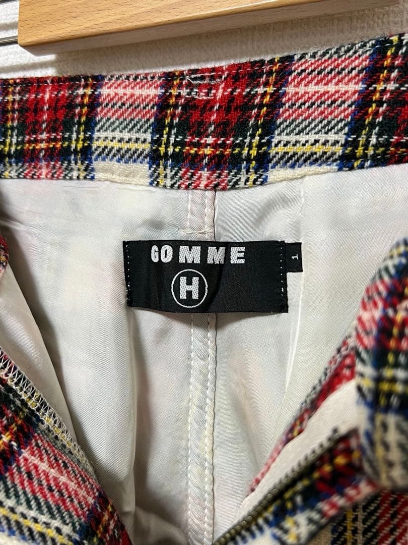 GOMME HOMM ゴムオム チェックジョッパーズパンツ ボンテージ