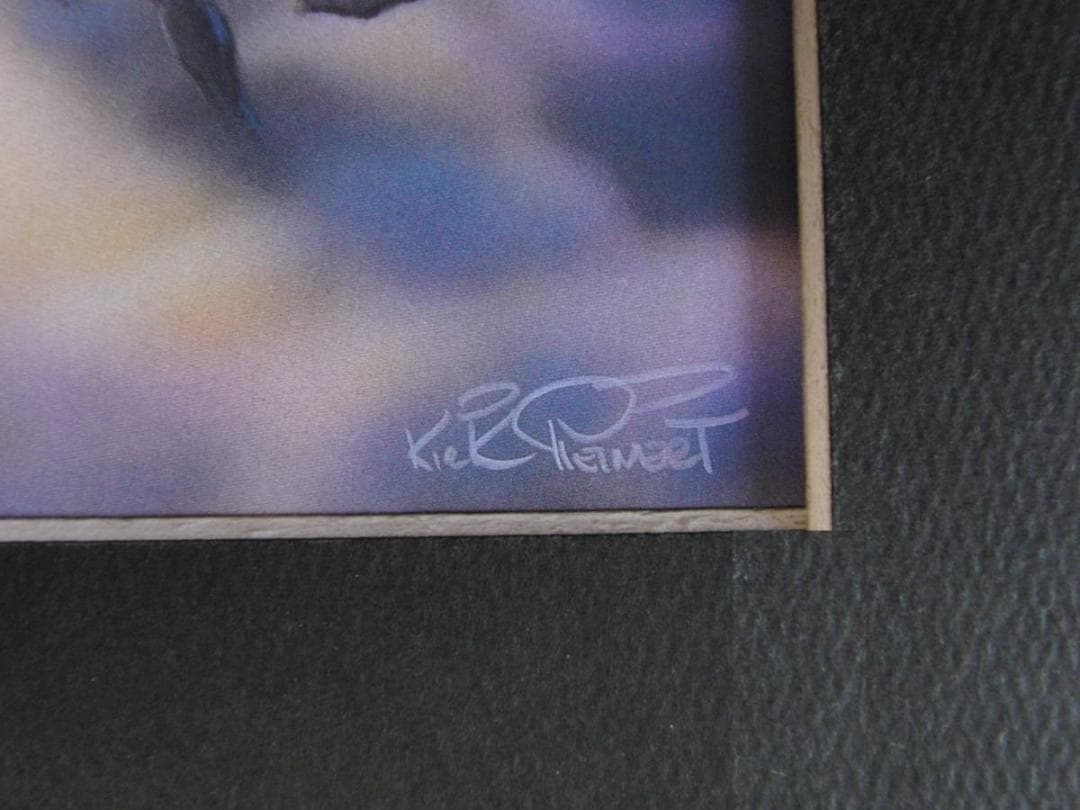 カーク・レイナート、【ペガサス】、希少な額装用画集より、状態良好、新品額装付