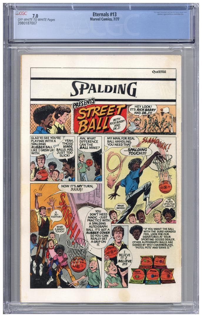 アメコミリーフ Eternals #13 CGC 7.0