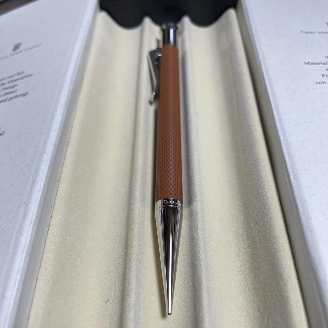 新品ファーバーカステル　ギロシェ　コニャック　シャープペンシル0.7㎜