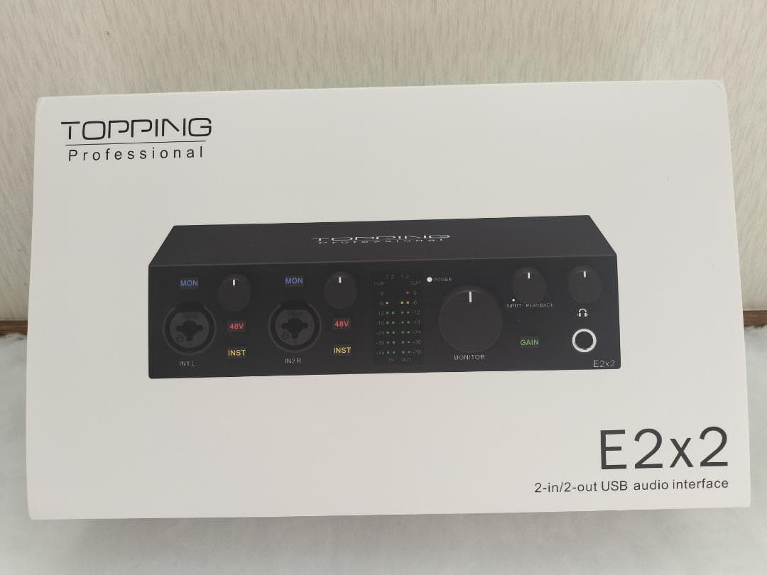 TOPPING E2X2 USBオーディオインターフェイス