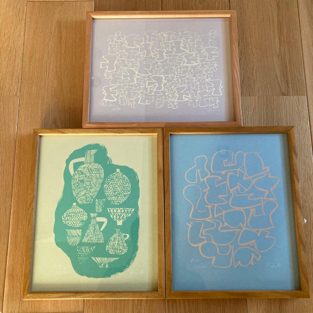 【最終値下げ】BIRDS' WORDS シルクスクリーン 3点セット