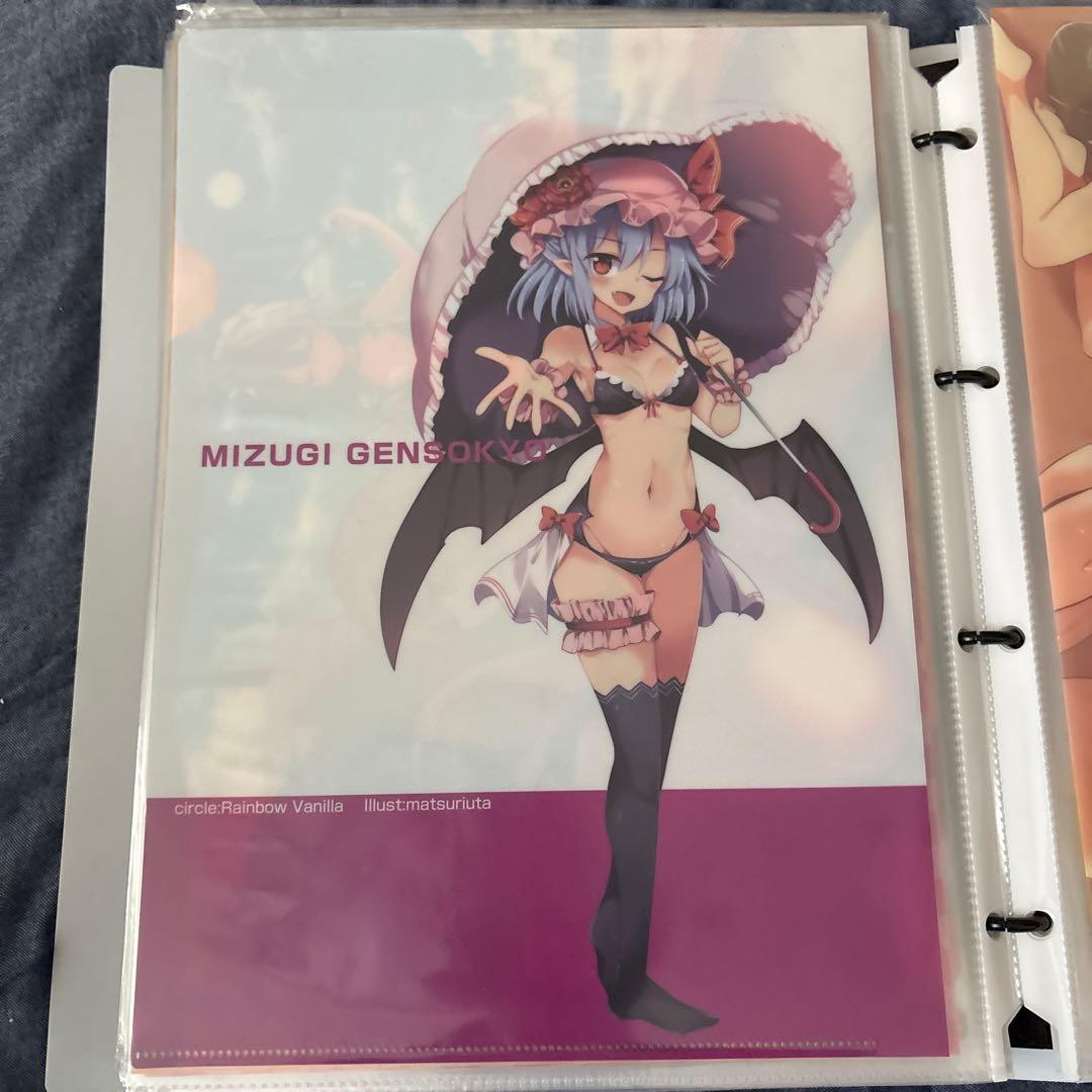 東方project 紅魔館　水着　美少女　クリアファイル　VY24