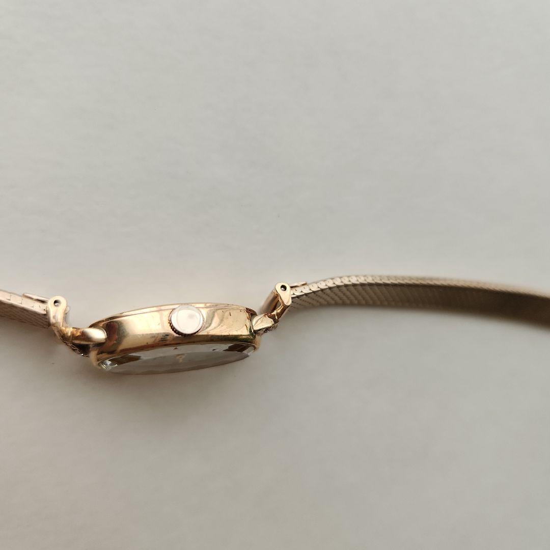 アガットオーバルフェイスジュエリーウォッチ