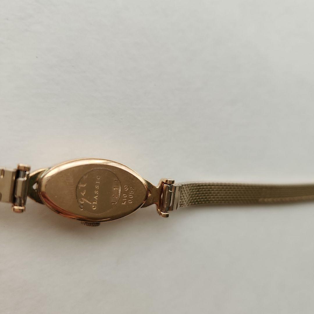 アガットオーバルフェイスジュエリーウォッチ