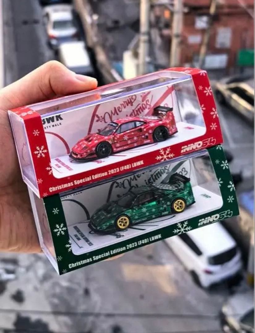 Inno64イノモデル フェラーリFERRARIF40 CHASE+NORMAL