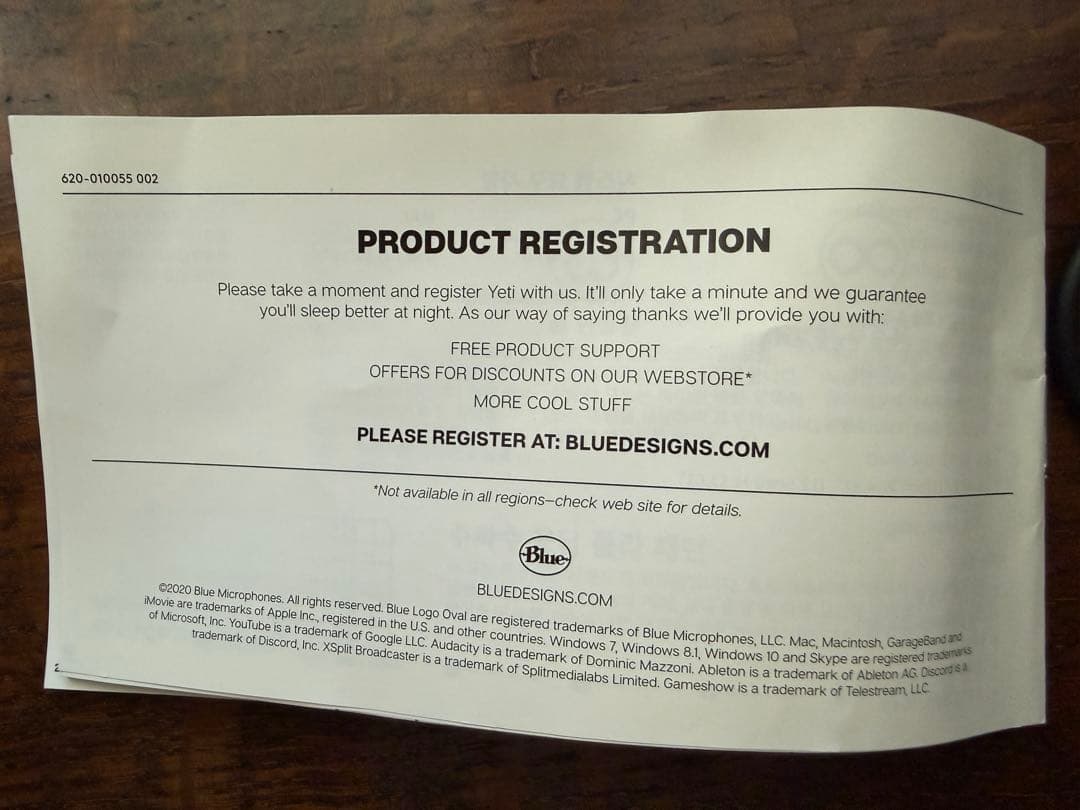 Blue Yeti ゲーミングマイク BM400MB ミッドナイトブルー