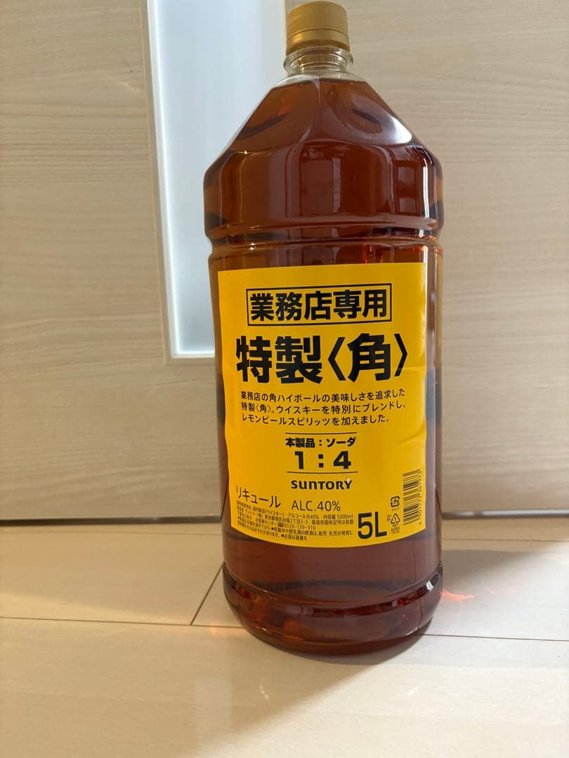 SUNTORY 特製〈角〉 5L 40%