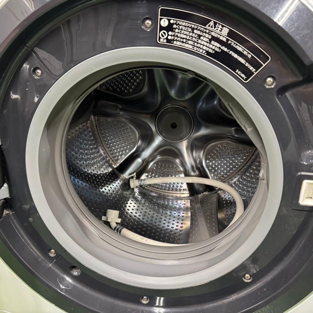 112 日立ドラム式洗濯機　乾燥付　10/6kg 小型　一人暮らし　左開き　安い
