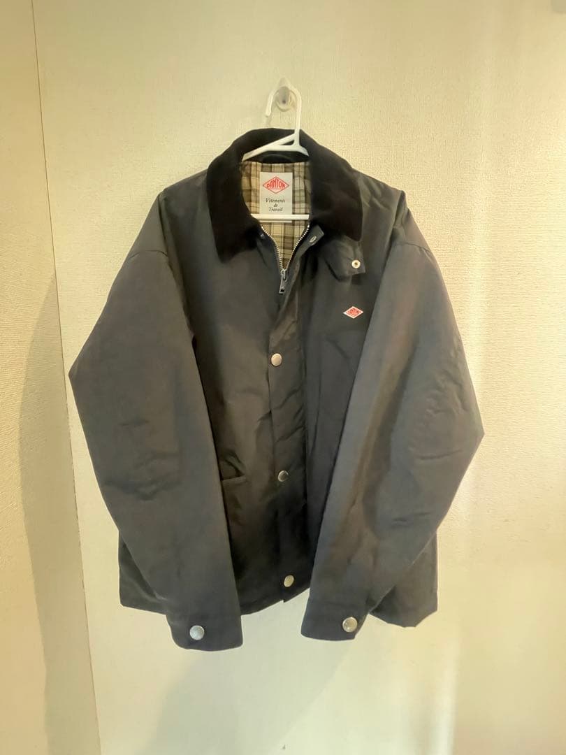 【美品】DANTON ナイロンタフタ　ワークジャケット　サイズ42