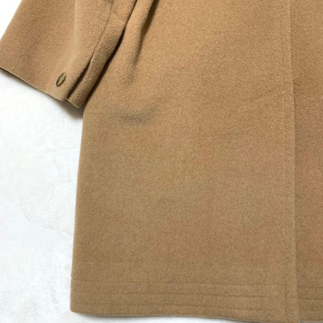 最高級 JAEGER イエガー 英国製 コート キャメル100% ベロア襟