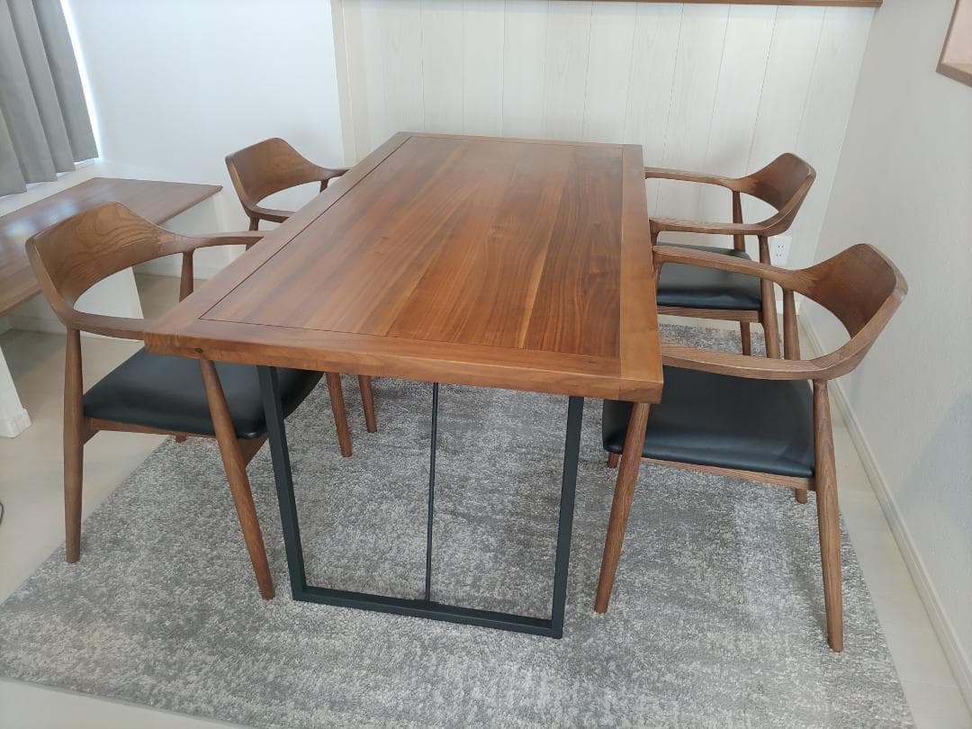 ROTI ダイニングテーブルセット 4人掛け 無垢 北欧 木製 オーク 150