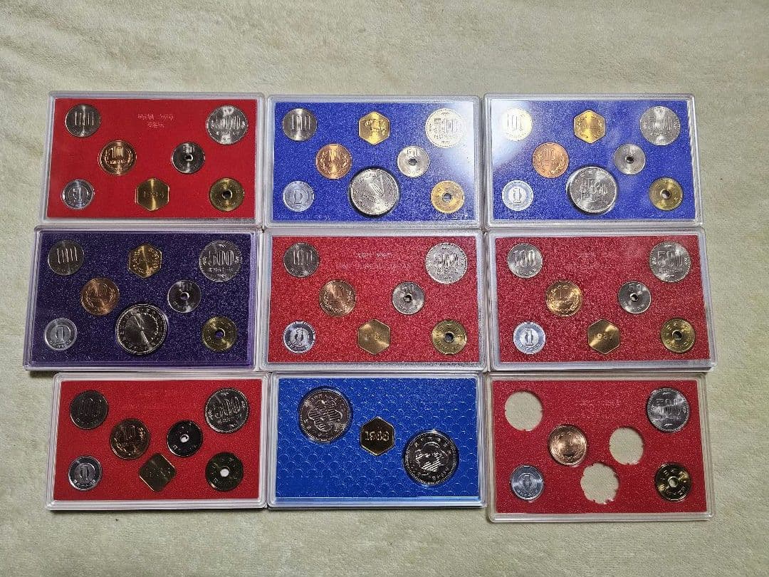 貨幣セットまとめ　昭和59年～昭和64年