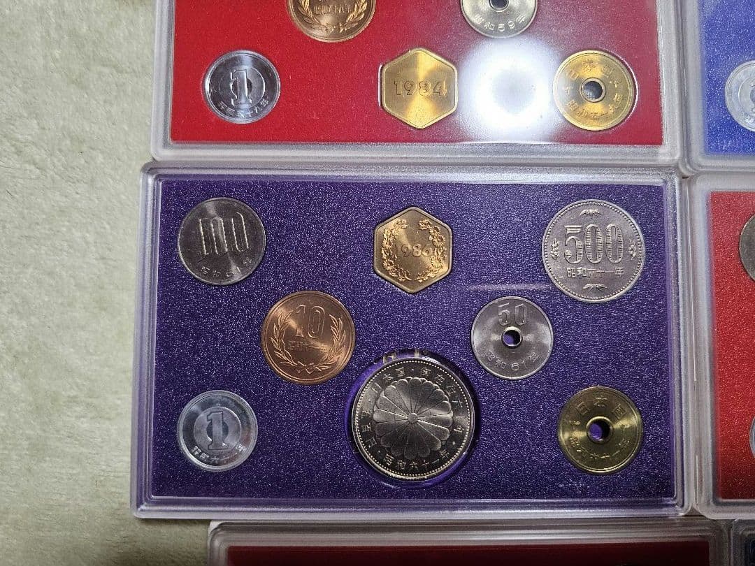 貨幣セットまとめ　昭和59年～昭和64年
