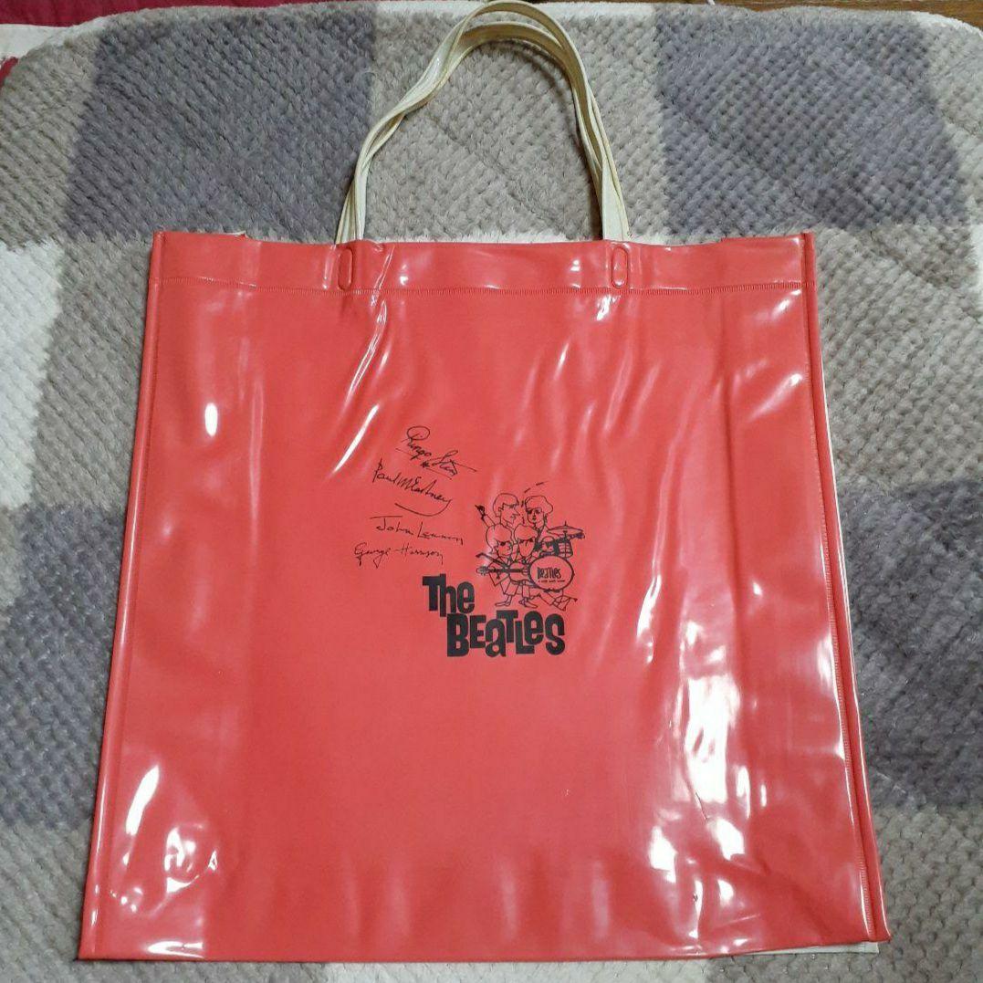 新品未使用★The Beatles Go Go バッグ★ビートルズビニールバッグ
