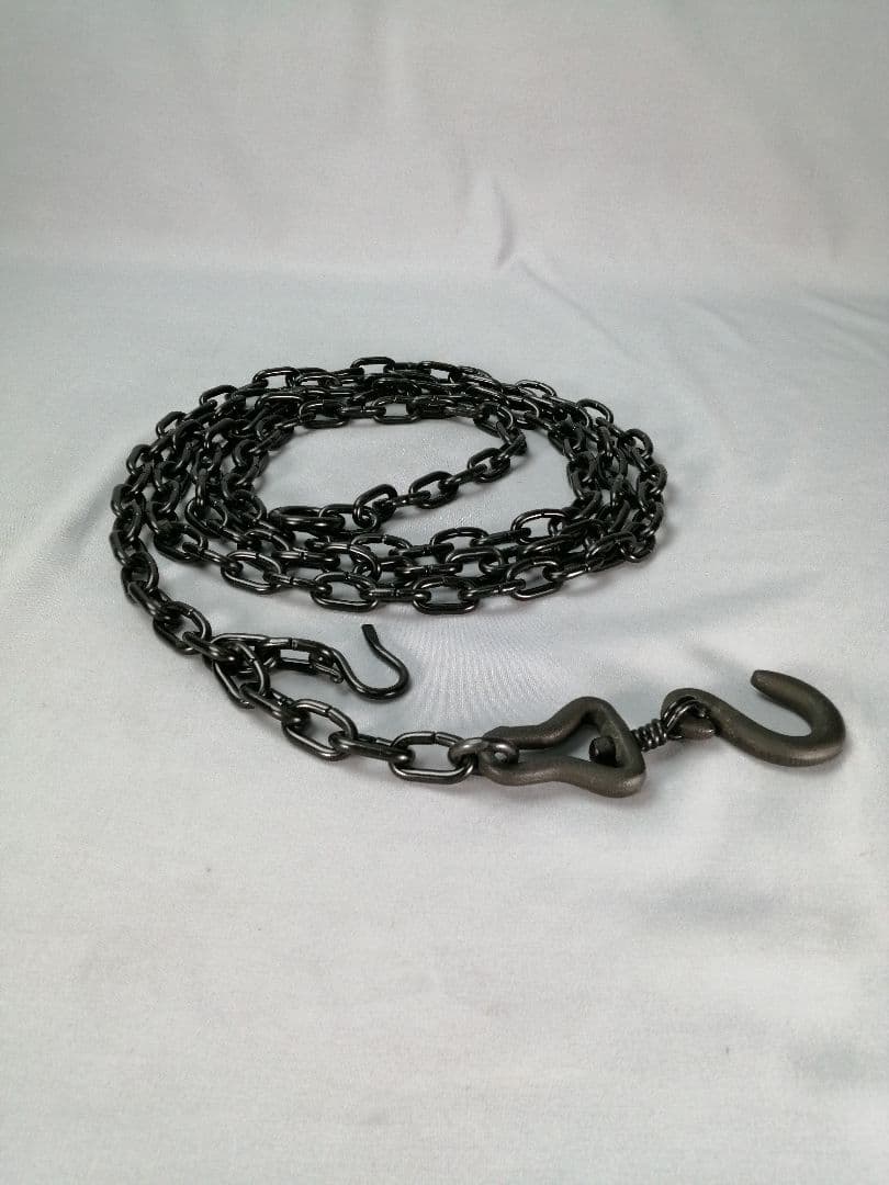 【茶事具】金工師木村清五郎　釻鎖弦道具　炭道具380