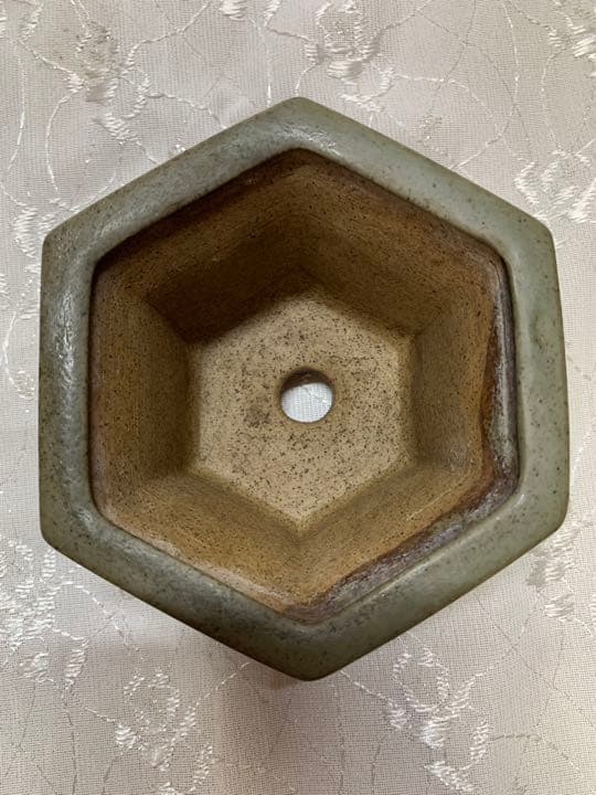 美芸　六角　盆栽鉢